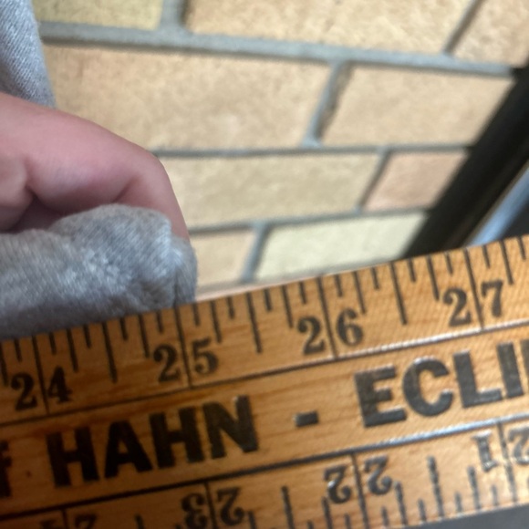 Aerie Lace Up Oversized Crew Sweatshirt Grey Size Small - Picture 9 of 9